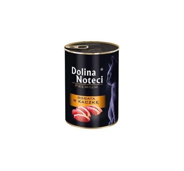 Dolina Noteci Premium rich in duck - wet cat food - 400g