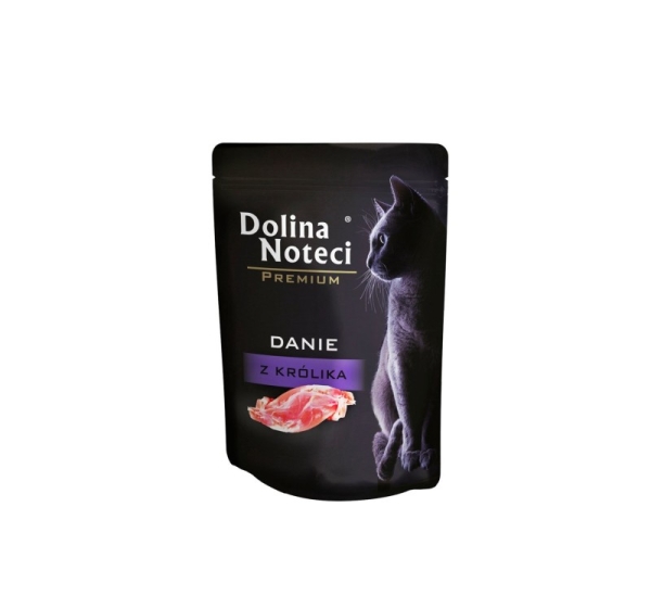 Dolina Noteci Rabbit dish for cats 85g