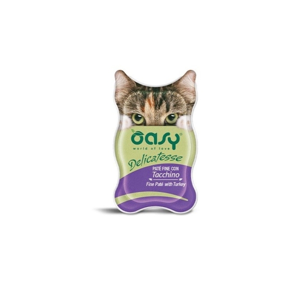 OASY Delicatesse Fine paté with Turkey - wet cat food - 85g
