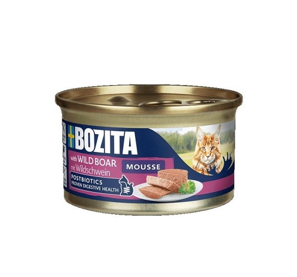 BOZITA Mousse Wild boar - wet cat food - 85g
