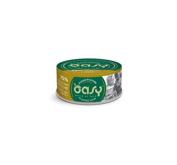 OASY More Love Chicken with lentils - wet cat food - 70g