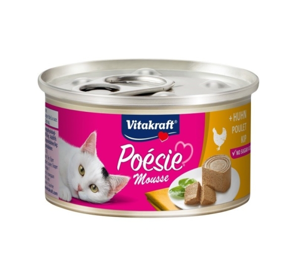 VITAKRAFT POESIE mousse chicken - wet cat food - 85 g