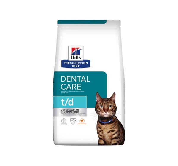 HILL'S PRESCRIPTION DIET Feline t/d Dry cat food Chicken 1,5 kg