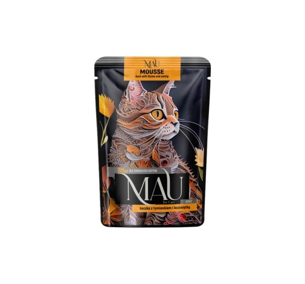 MAU Mousse Duck with thyme and catnip - wet cat food - 85g