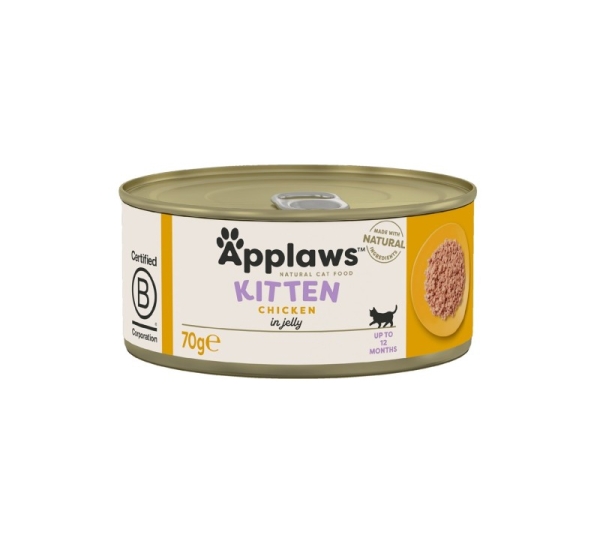 APPLAWS Kitten Chicken in jelly - wet cat food - 70g