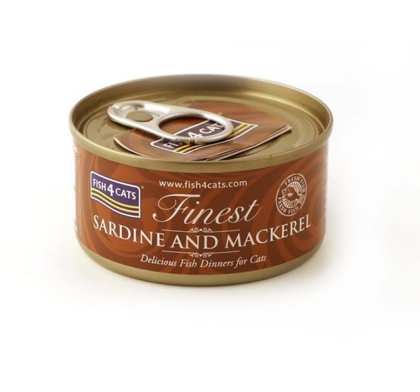 FISH4CATS Sardine and mackerel - wet cat food - 70g