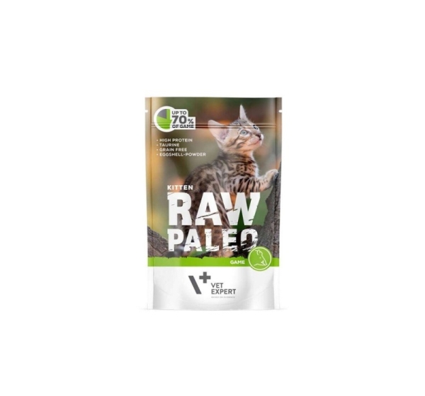VETEXPERT Raw Paleo Kitten Cat Venison - wet food for kittens - 100 g