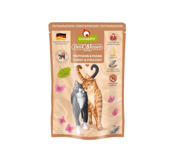 GRANATAPET DeliCATessen Turkey and pheasant - wet cat food - 85g