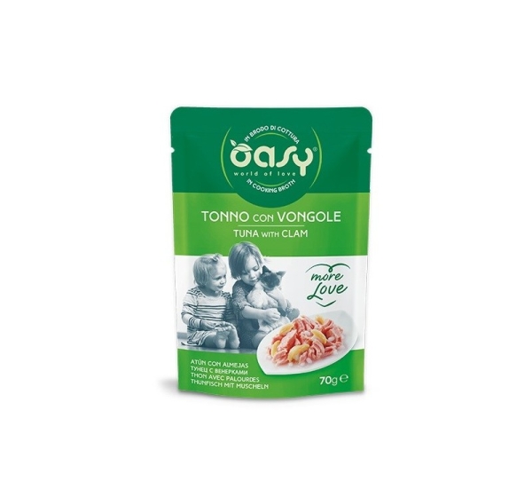 OASY More Love Tuna with clam - wet cat food - 70g