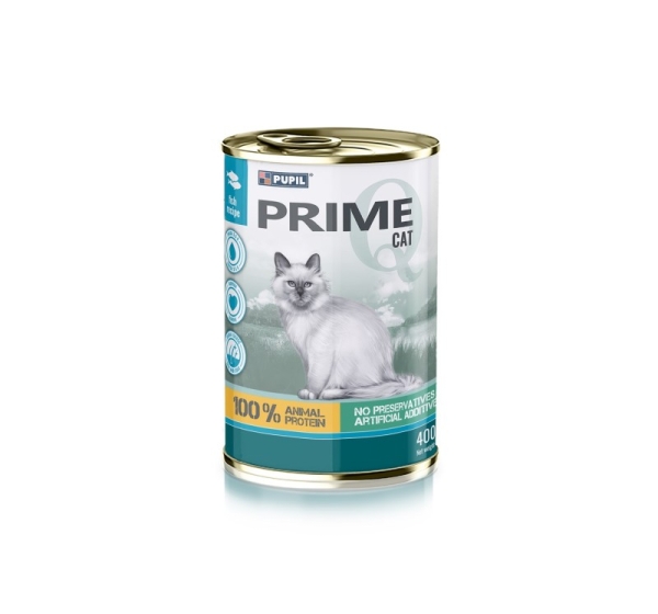 PUPIL Prime Rich in salmon with trout - wet cat food - 400g