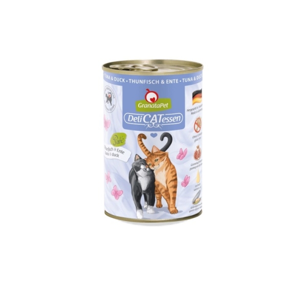 GRANATAPET DeliCATessen Tuna and duck - wet cat food - 400g