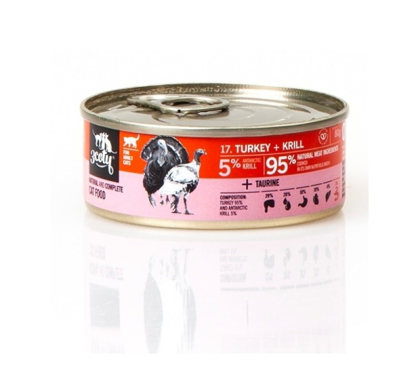 3COTY Turkey with krill - wet cat food - 80g