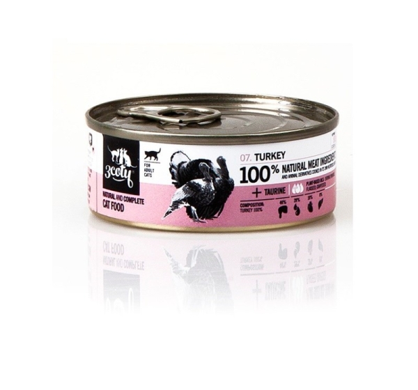 3COTY Turkey - wet cat food - 80g