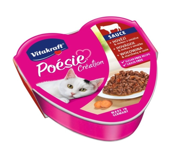 VITAKRAFT POESIE CREATION SOS beef/carrot - wet cat food - 85 g