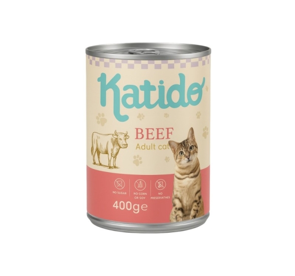 KATIDO Beef - wet cat food - 400g