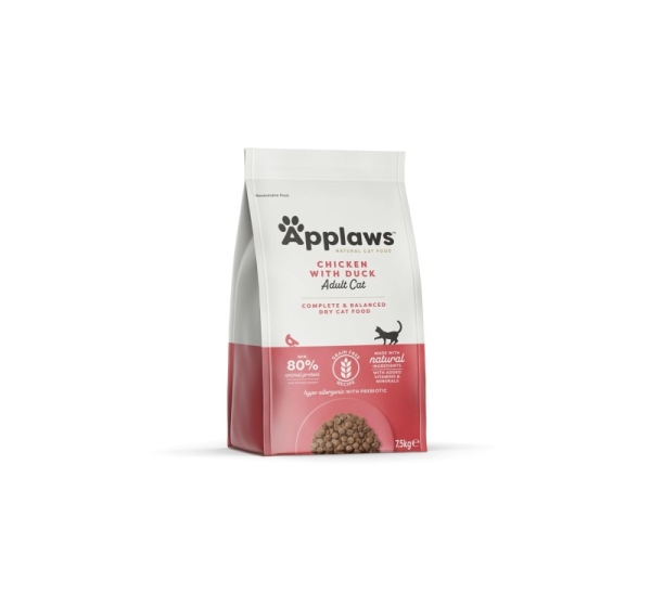 APPLAWS Chicken with duck - dry cat food - 7,5kg