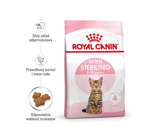Royal Canin Kitten Sterilised cats dry food 3.5 kg Poultry
