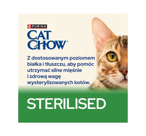 Purina CAT CHOW STERILISED cats dry food 1.5 kg Adult Chicken