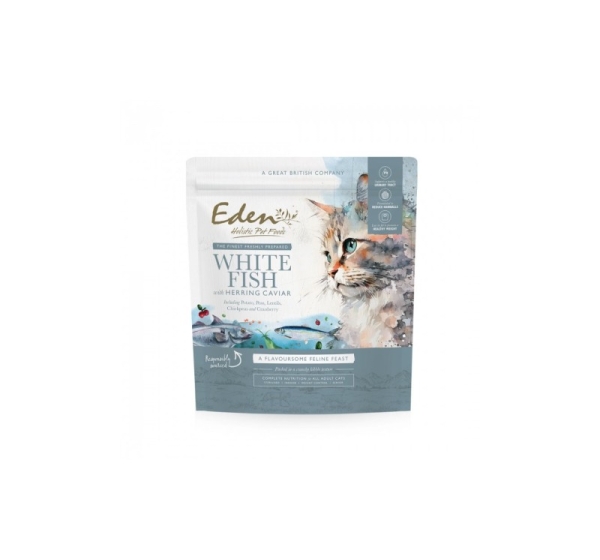 EDEN White Fish with Herring Caviar - dry cat food - 1.5 kg