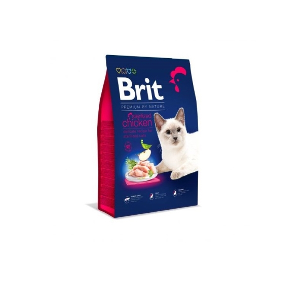 BRIT PREMIUM BY NATURE STERILIZED Dry cat food Chicken 1,5 kg