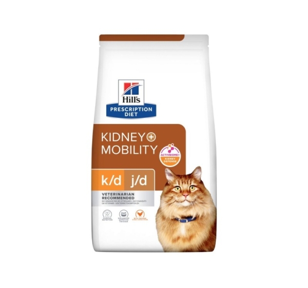 HILL'S PD K/D Kidney + Mobility Chicken - dry cat food - 3kg