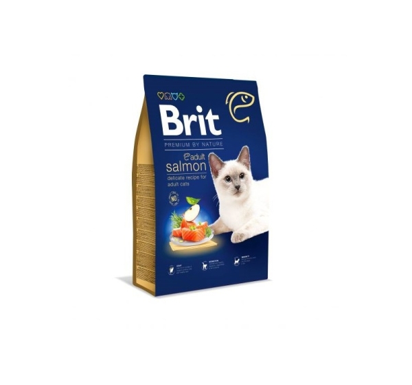 Dry cat food BRIT PREMIUM BY NATURE ADULT Salmon 1,5 kg