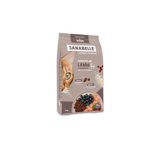 BOSCH Sanabelle Sensitive with lamb - dry cat food - 2kg