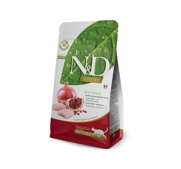 FARMINA N&D Prime Neutered Chicken&Pomegranate Adult - dry cat food - 5 kg