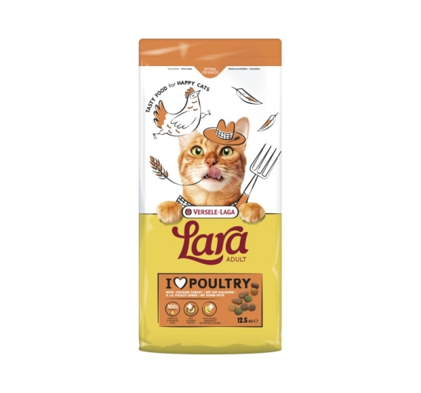 VERSELE-LAGA Lara Chicken with turkey - dry cat food - 12,5kg