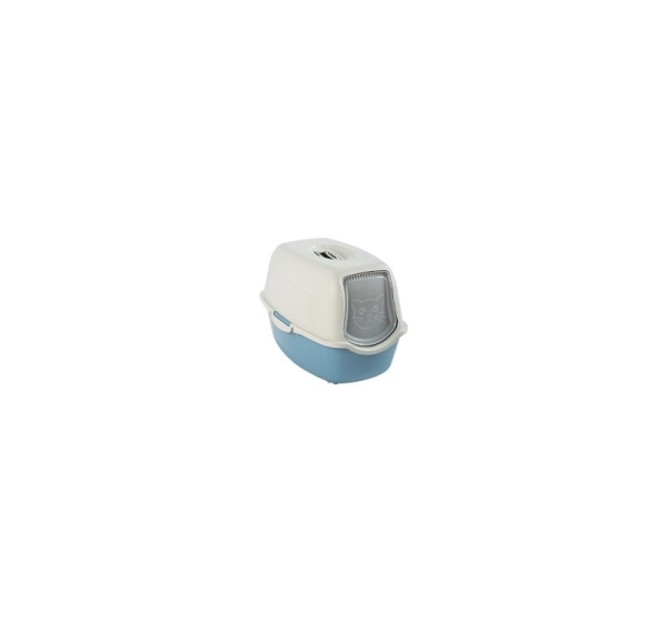 ROTHO Bailey Hooded litter box Blue, White