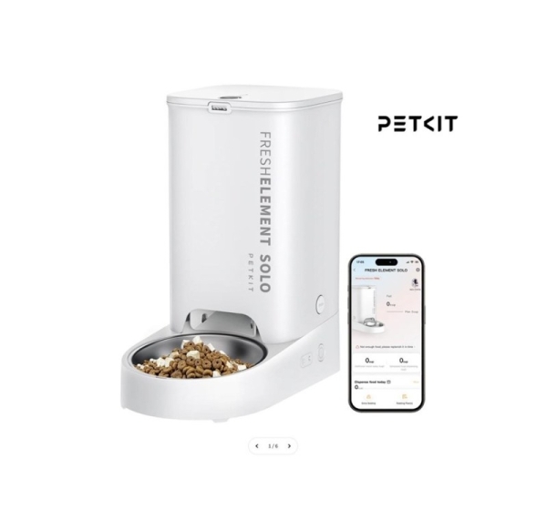 PETKIT dog/cat feeder/waterer Acrylonitrile butadiene styrene (ABS) White Universal Automatic pet feeder