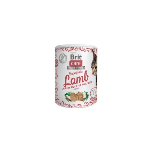 BRIT Care Cat Snack Superfruits Lamb - cat treat - 100 g