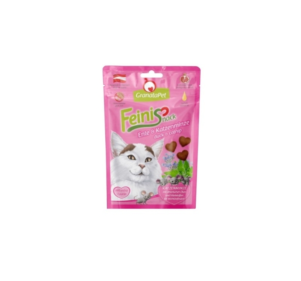 GRANATAPET FeiniSnack Duck and catnip - cat treats - 50g