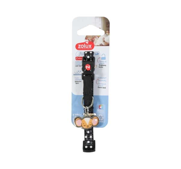 ZOLUX Chatouille black - cat collar