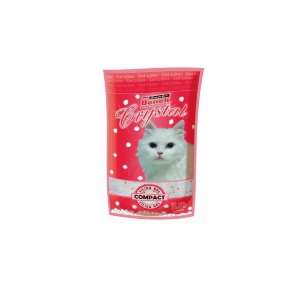 SUPER BENEK Crystal Compact - Cat litter - 3,8 l