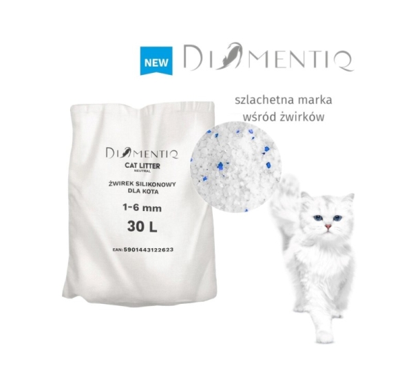 DIAMENTIQ Neutral - Cat litter - 30 l