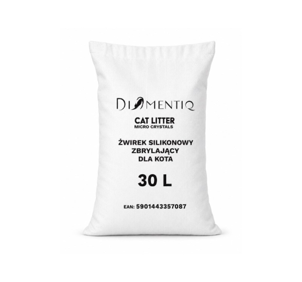 DIAMENTIQ Micro Crystals - Cat litter - 30l