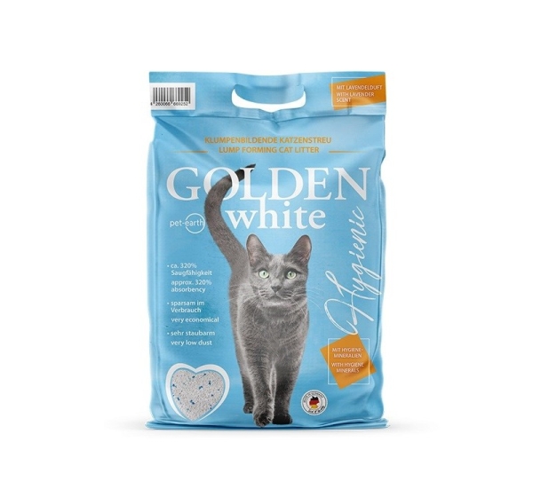 GOLDEN White Hygienic - bentonite litter - 7kg