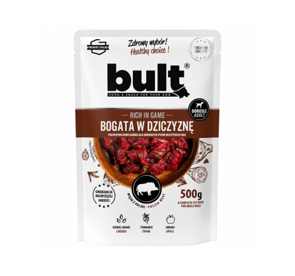 BULT Rich in Game – wet dog food – 500 g