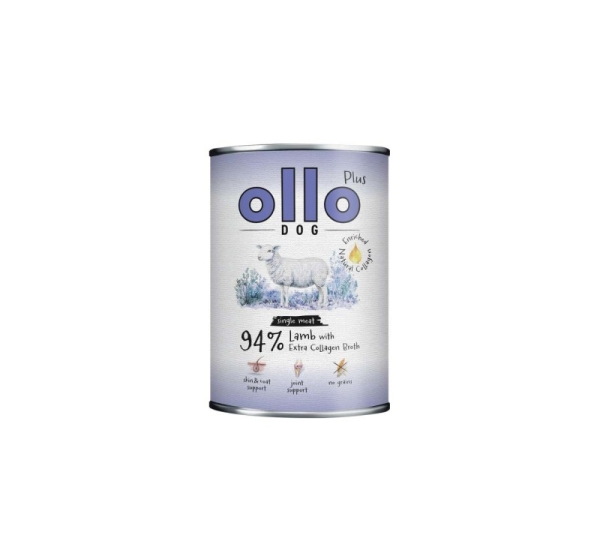 OLLO Plus Collagen Lamb - wet dog food - 400g
