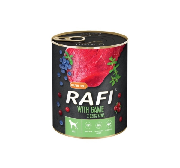 DOLINA NOTECI Rafi with game - wet dog food - 800g