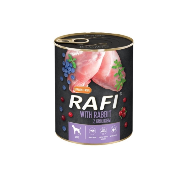 DOLINA NOTECI Rafi with rabbit - wet dog food - 800g