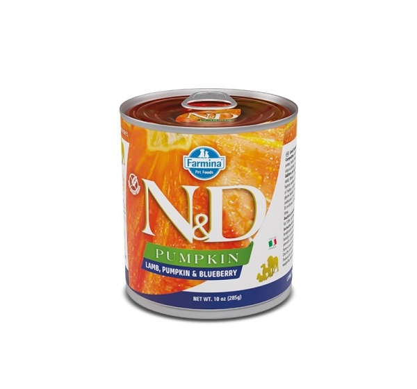 FARMINA N&D DOG LAMB&PUMPKIN&BLUEBERRY ADULT 285g