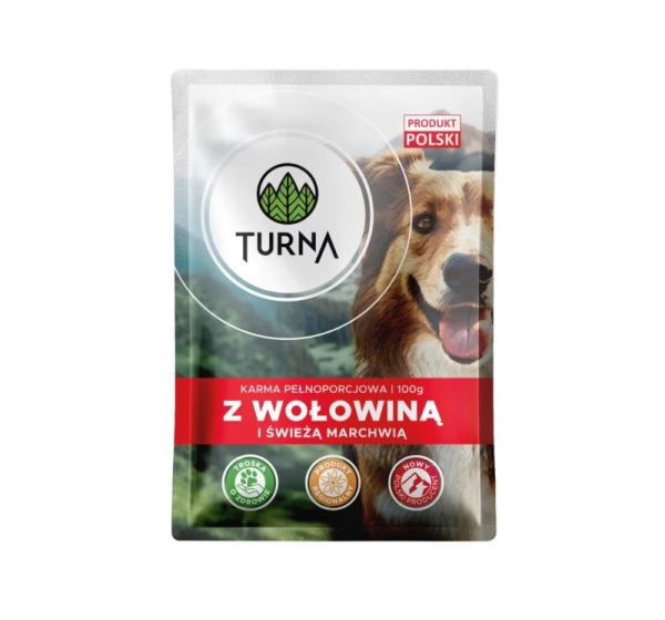 TURNA with beef – wet dog food – 100g