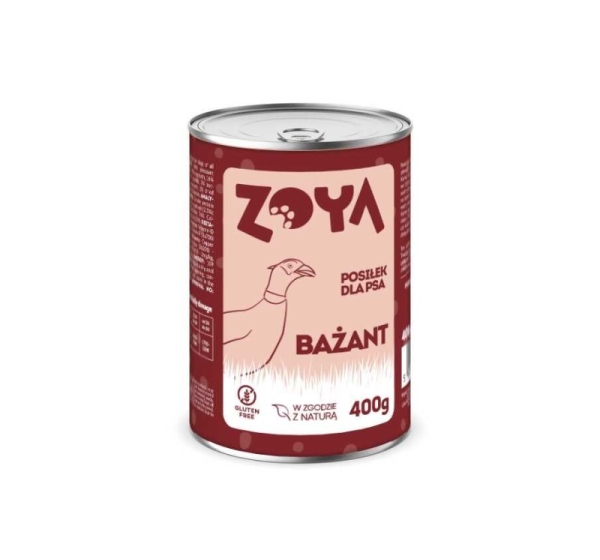 ZOYA Pheasant - wet dog food - 400g