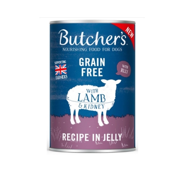 BUTCHER'S Original Recipe in Jelly lamb - wet dog food - 400g