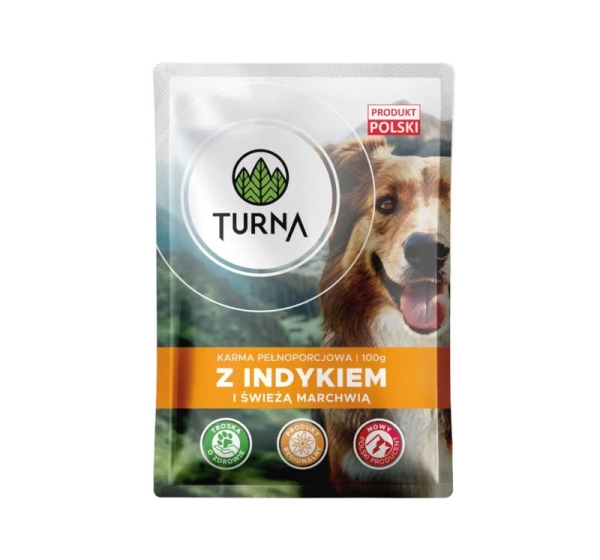 TURNA with turkey – wet dog food – 100g