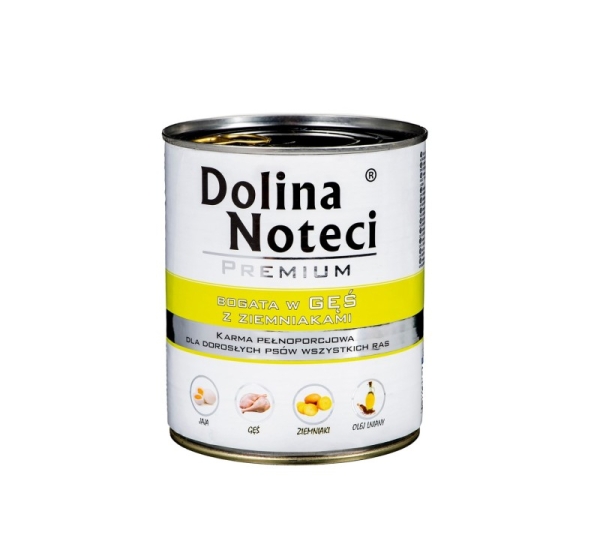 DOLINA NOTECI Premium Rich in goose with potatoes - Wet dog food - 800 g