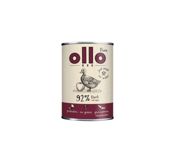OLLO Pure Duck with apple - wet dog food - 400g