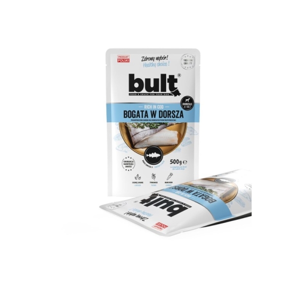 BULT Rich in cod - wet dog food - 500g